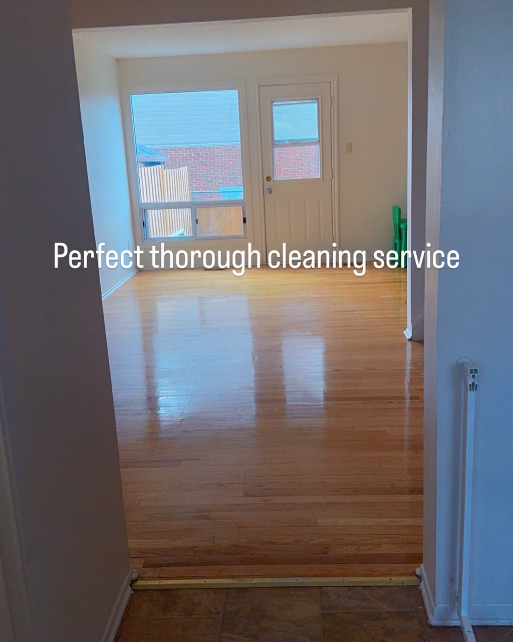 Polished Hardwood Floors